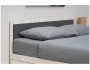 Фиеста NEW Кровать 1,6м с ящиками (Дуб крафт белый/Графит) от производителя