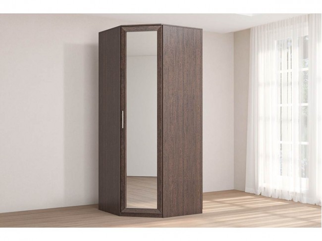 Кэт-4 Шкаф угловой /Зеркало, венге фото