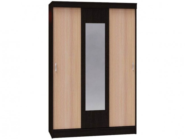Шкаф-купе Басятэкс венге/дуб молочный фото