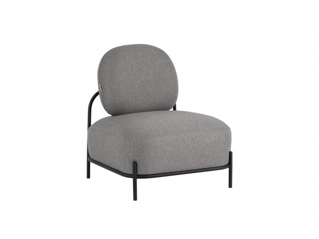 Кресло STOOL GROUP Стоун Рогожка серый фото