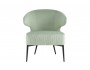 Кресло лаунж STOOL GROUP Royal Stripes Велюр фисташковый распродажа