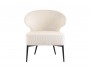 Кресло лаунж STOOL GROUP Royal Stripes Велюр молочный купить