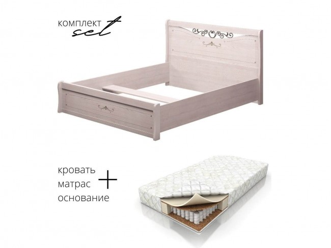 Кровать Афродита 20 140х200 с матрасом BS в комплекте фото