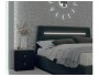 Мягкая кровать Neo 1600 шоколад с подъемным механизмом и подсвет недорого