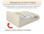 Мягкая кровать Skandi 1600 бежевая с подъемным механизмом купить