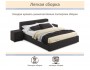 Мягкая кровать Skandi 1600 шоколад с подъемным механизмом недорого
