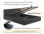 Мягкая кровать Skandi 1600 шоколад с подъемным механизмом купить