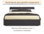 Мягкая кровать Erika 1600 шоколад с подъемным механизмом купить