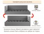 Мягкая кровать Aura 900 синяя с подъемным механизмом недорого