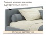 Мягкая кровать-тахта Kapri 1200 серая c подъемным механизмом недорого