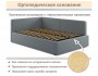 Мягкая кровать-тахта Kapri 1200 серая c подъемным механизмом от производителя