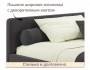 Мягкая кровать-тахта Kapri 1200 шоколад c подъемным механизмом от производителя