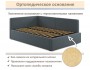 Мягкая кровать-тахта Kapri 1200 маренго c подъемным механизмом от производителя