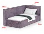 Кровать Bever (120х200) Правое распродажа