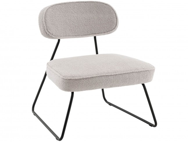 Кресло STOOL GROUP Kate new букле Светло-серый фото