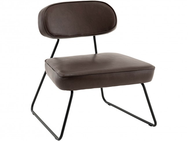 Кресло STOOL GROUP Kate new экокожа Коричневый фото