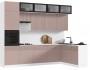 Кухня Оливия NEW 3,0х1,8м, Шарли Pink, Белый недорого