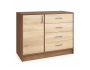 Комод большой Катрин 6, ясень шимо/дуб сонома недорого