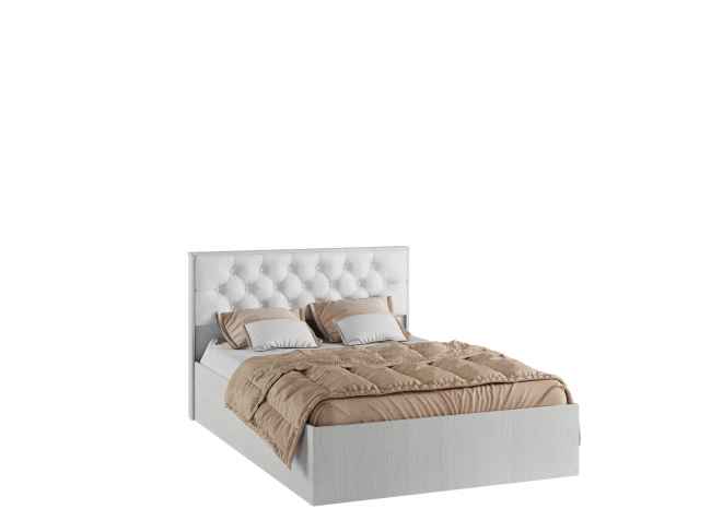 Модена Кровать 140 (МКР-1) Ясень анкор светлый, ПМ фото