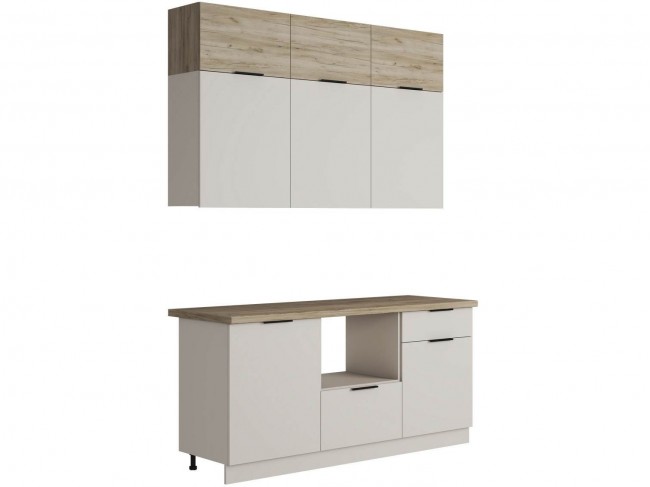 Кухня Бохо ЛДСП 1800 фото