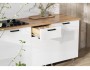 Кухня Рио NEW 1,0х2,6м/1080м (490), Компановка №3, Дуб крафт/Бел недорого