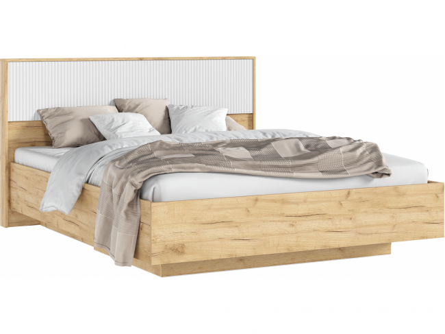 Кровать парящая с ортопед. основанием Марвэл 1,6м с подсветкой,  фото