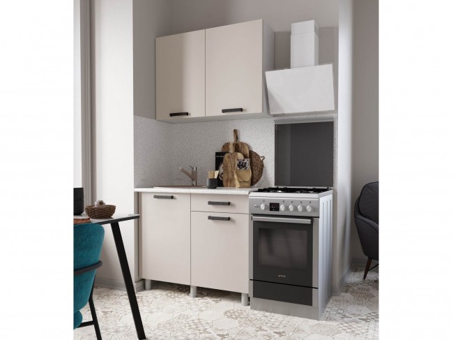 Кухонный гарнитур Нагано 1,0м, Кашемир фото