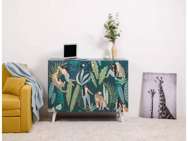 Комод Либера 16.230.01 Бензин, Белый шагрень фото