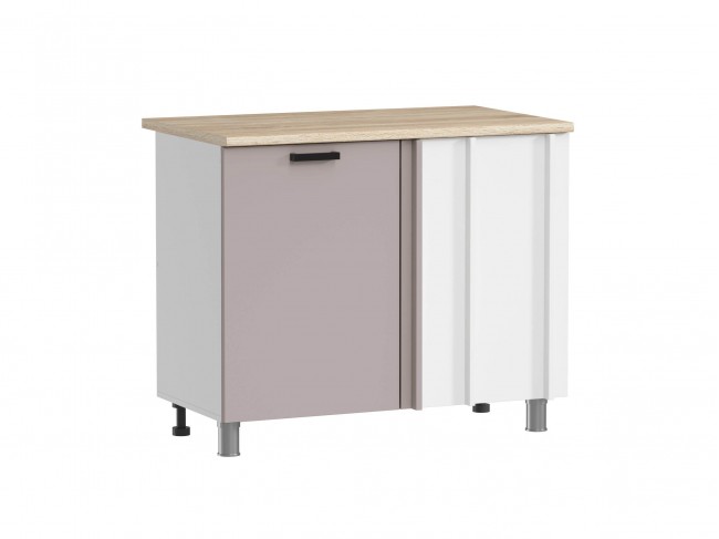 МК Аленушка НПУ 1000 Лаванда Кашемир, скоба черный (без столешни фото