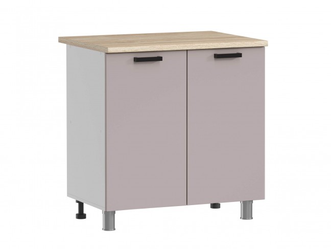 МК Аленушка Н 800 Лаванда Кашемир, скоба черный (без столешницы) фото