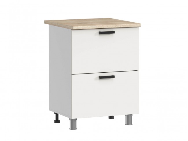 МК Аленушка Н2Я 600 Лаванда Молочный, скоба черный (со столешниц фото