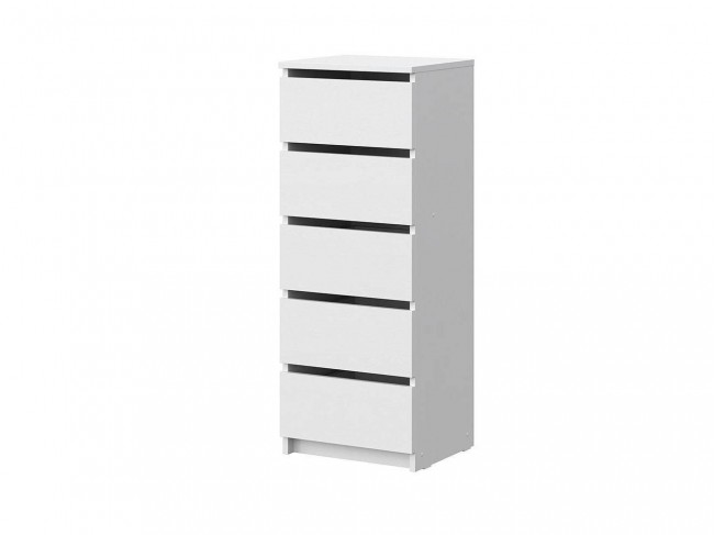 Комод КМ 3, Белый текстурный фото