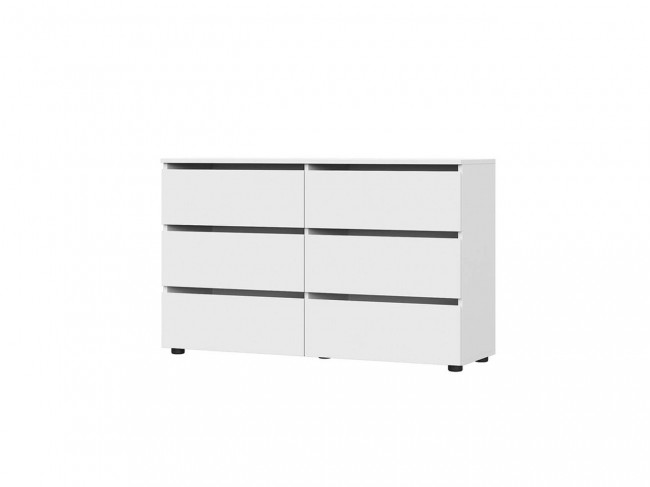 Комод Токио (6 ящиков), белый фото