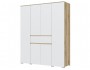 Модульная спальня Плейона, набор 2, Дуб делано/Белый фото