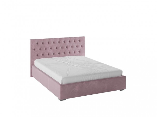 Кровать с ортопедическим основанием Октавия 160х200, Пыльная роз фото