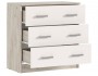 Комод 3 ящика, Крафт серый/Кашемир недорого