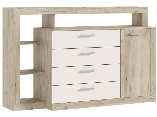 Комод Ангара, Крафт серый/Кашемир фото