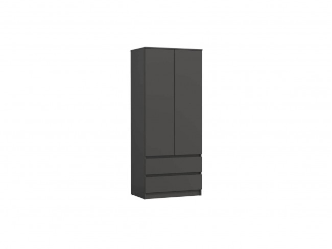 Шкаф для одежды 82.03 Берген (2-х дв.) (ЛДСП Диамант серый) фото