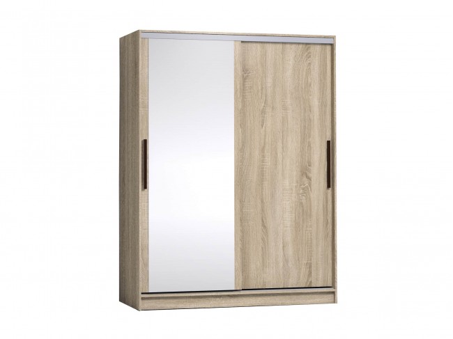 Шкаф-купе с зеркалом Strike 1600 Сонома фото