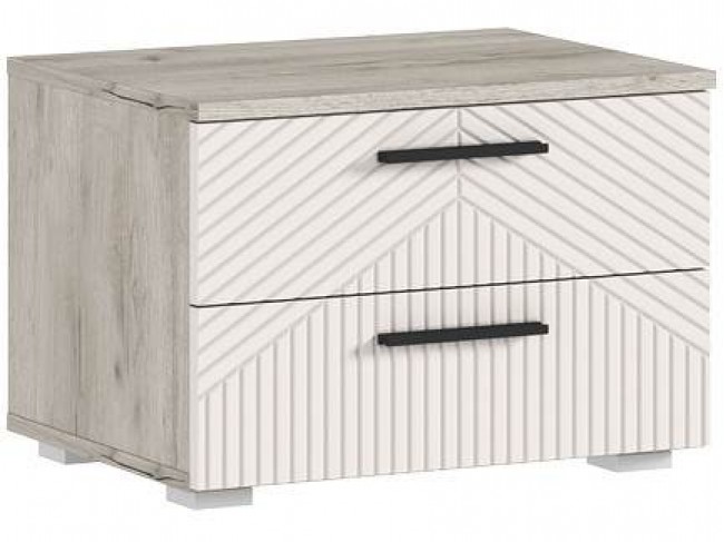 Сильвия Тумбы прикроватные 2шт, Крафт серый/Кашемир фото