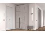 Шкаф для одежды 67.12 Брандо (3-х дв.) МДФ ГЕОМЕТРИЯ Кашемир недорого