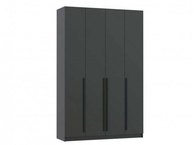 Шкаф для одежды 67.09 Брандо (4-х дв.) (диамант серый/фасад ЛДСП фото