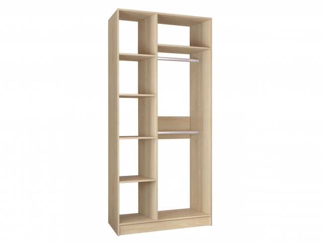 Шкаф 2-х створчатый Мадлен (Дуб шале мореный) фото