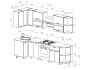 Кухня Техно 0,9*2,7м (490) Компоновка №2, Белый/Белый глянец недорого