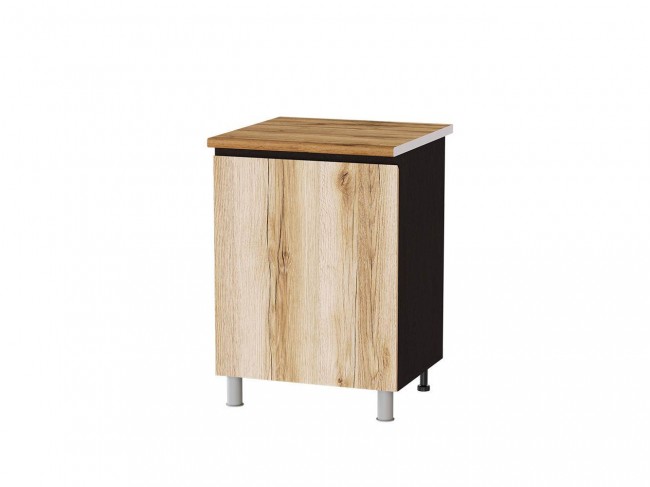 Шкаф напольный Плейона П6Р, венге/дуб делано фото