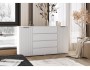 Марвэл Комод 2 двери 4 ящика (1600), Белый/Браш белый от производителя