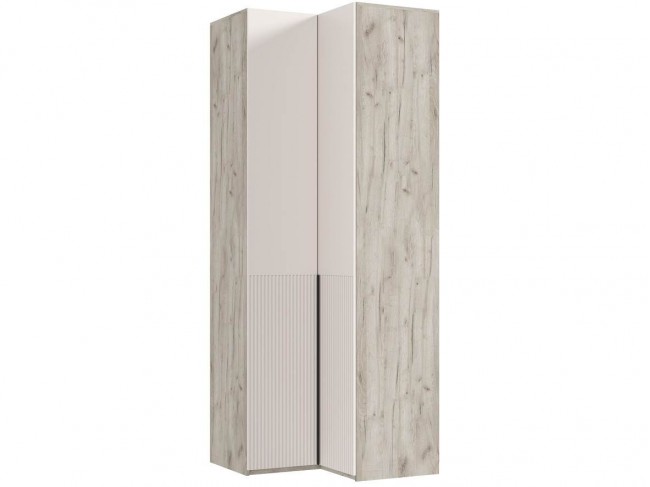 Марвэл Шкаф угловой, Крафт серый/Кашемир фото