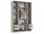 Марвэл Шкаф 4-х створчатый 1600, Крафт серый/Кашемир недорого