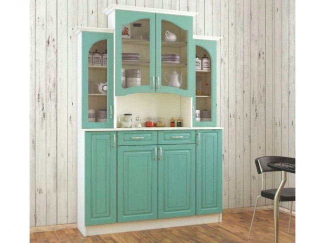 Буфет Прованс-014 Клен Бирюза фото