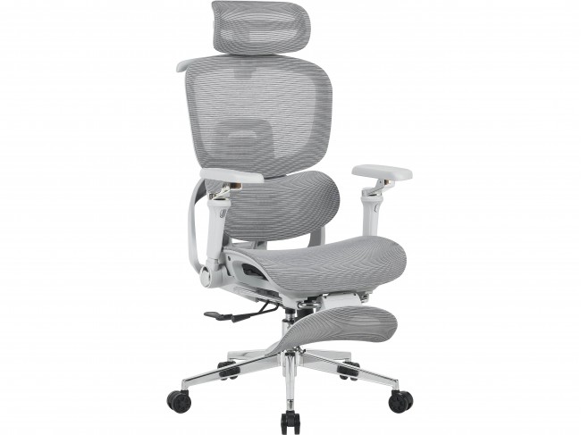 Кресло офисное STOOL GROUP TopChairs Prodigy с оттоманкой Серый фото